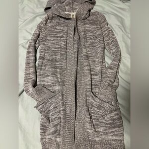 Roxy Open front Cardigan with hood